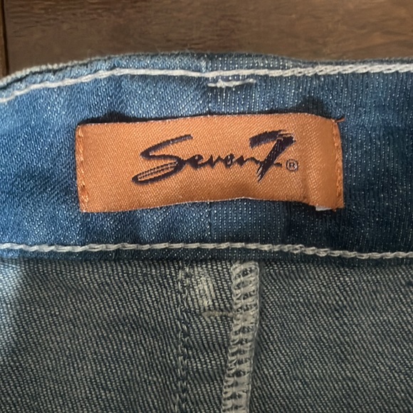 2/$25 - Seven7 Denim Mini Skirt - Size 26 - Unworn - Picture 3 of 9